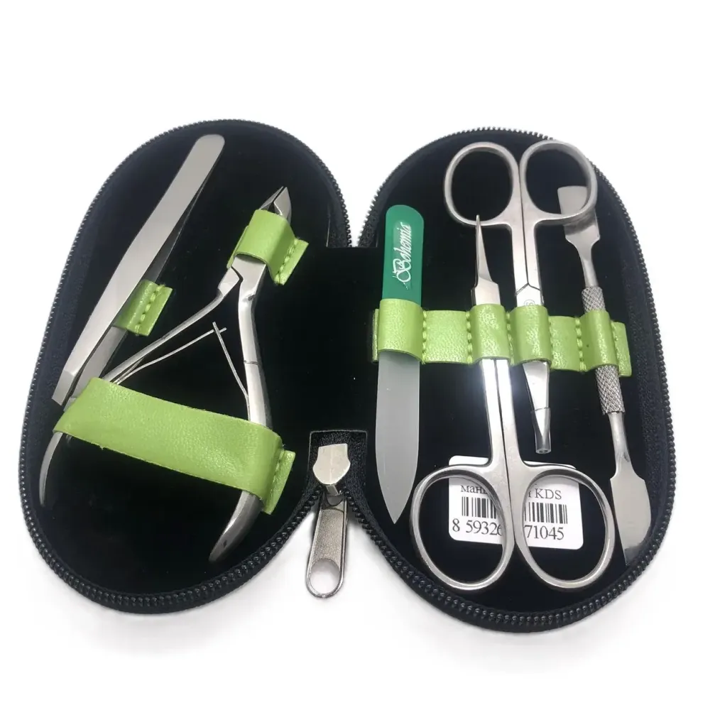 Маникюрный набор KDS (6 предметов) с  хрустальной пилочкой Киев - изображение 1