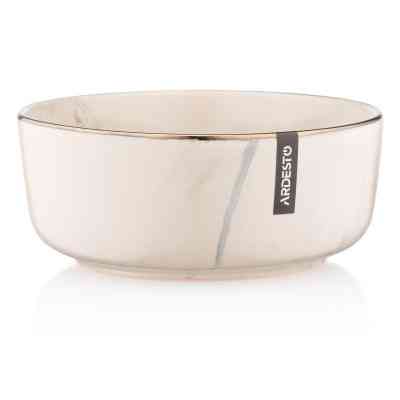 Салатник Ardesto Marmo 15,6 см Бежевий (AR2916MRB) Винница
