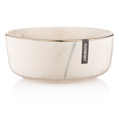 Салатник Ardesto Marmo 15,6 см Бежевий (AR2916MRB) Вінниця - фото 1