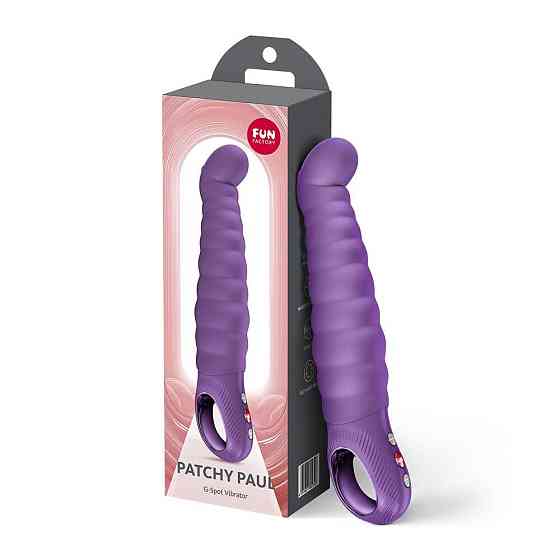 Вібратор точки G Fun Factory PATCHY PAUL Dark Violet, гнучкий, 12 режимів Sex Aura Київ