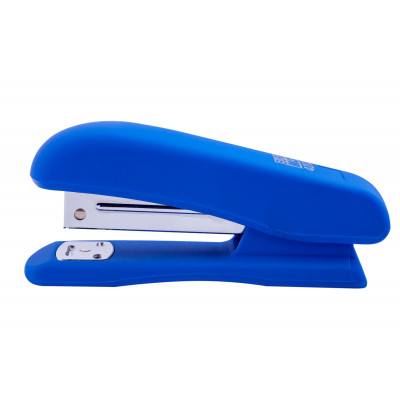 Степлер Buromax RUBBER TOUCH, 20 арк., скобы №24; 26, 127х54х33 мм, синий (BM.4202-02) Винница - изображение 1