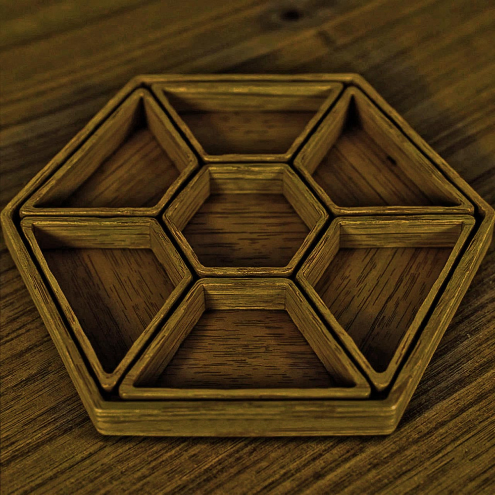 Менажница деревянная 