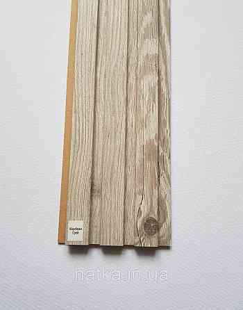 Стеновая реечная панель МДФ 117х12х2800 мм Монблан грей СП12117-19 Киев