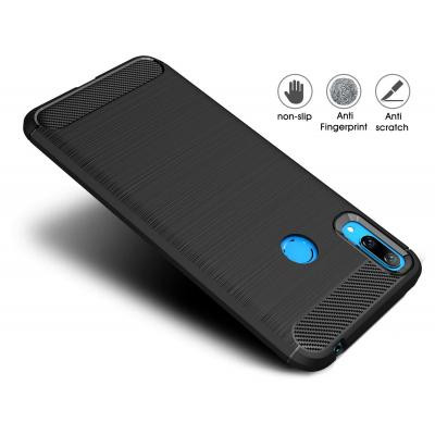 Чохол до мобільного телефона Laudtec для Huawei Y7 2019 Carbon Fiber (Black) (LT-HY72019B) Вінниця - фото 3