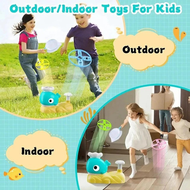 Інтерактивна дитяча іграшка літаюча тарілка фрісбі PB-505 Small Whale Київ - фото 1