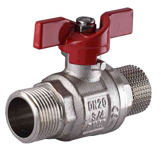 Кран шаровый прямой SELBA 3/4″ НН КБ SL1503 (000009632) Киев