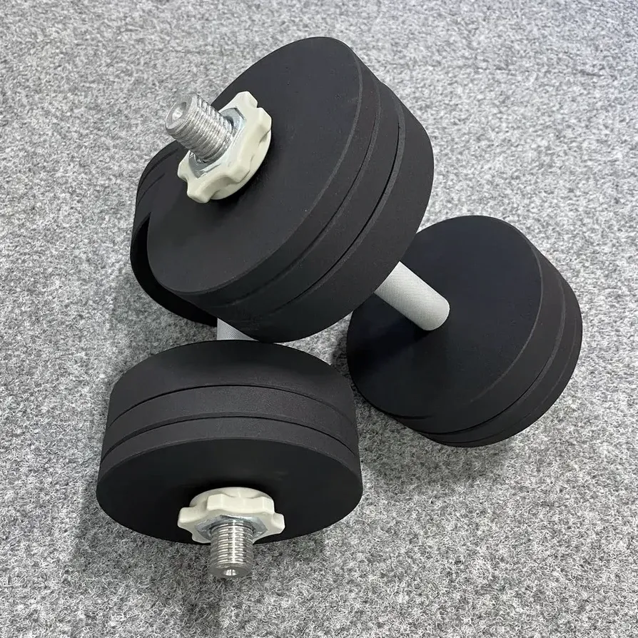 Гантелі збірні металеві з покриттям 2*22 кг (Загальна вага 44 кг) розбірні Київ - фото 1