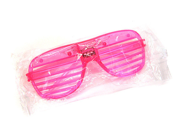 Окуляри жалюзі рожеві світиться Київ - фото 1