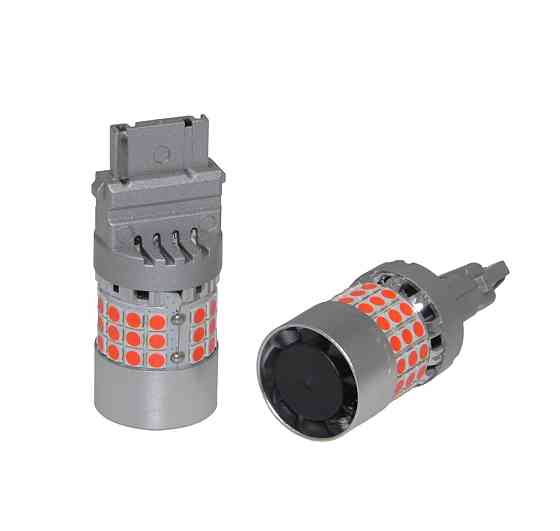 Комплект світлодіодних ламп LED Qline 3156 (P27W) Red CANBUS (2шт) 12V Харків