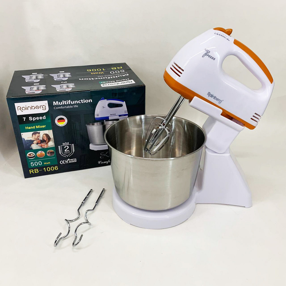 Простий кухонний міксер, Міксер з підставкою для стаціонарного використання Надійний для кухні GH-90 Івано-Франківськ - фото 6