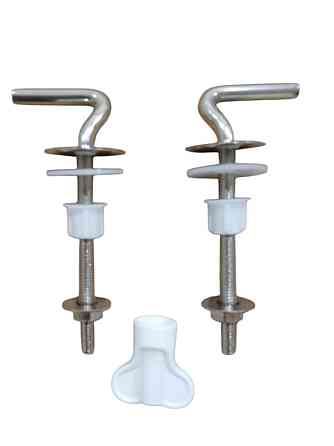 Крепление для туалетного сиденья 110мм (нержавейка) U8 85мм Харьков