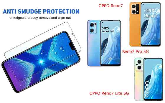 Захисне скло NeoGlass для OPPO Reno7, Reno7 Pro 5G, Reno7 Lite 5G – надпрозоре та стійке Київ