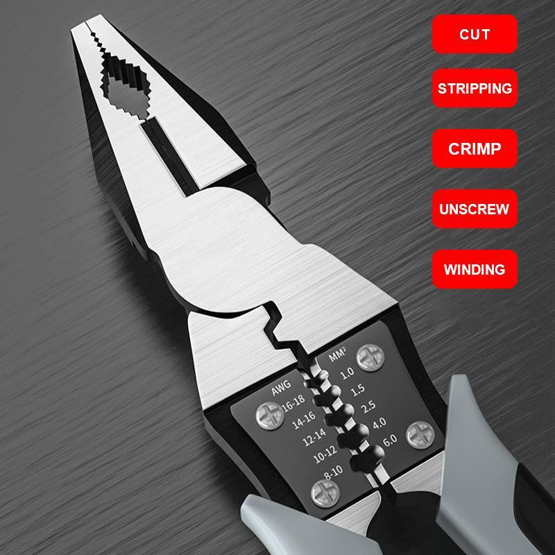 Многофункциональные универсальные диагональные плоскогубцы, пассатижи 1.5-6мм2 7