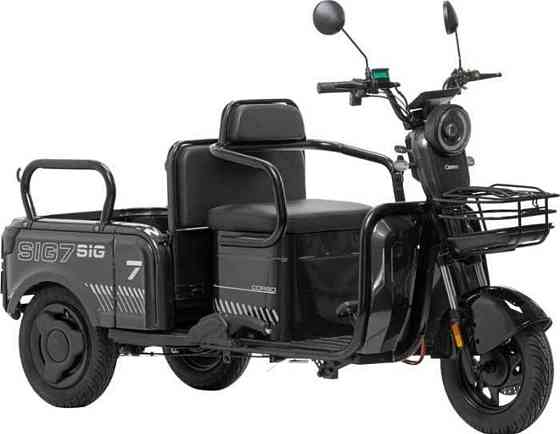 Електричний трицикл Corso SIG-8 1200W 72V/28Ah, 3 місця- Чорний. Харків