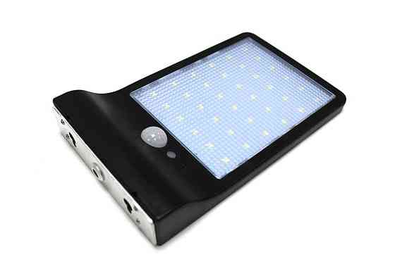 Світильник світлодіодний на сонячній батареї з датчиком руху (5.5V, 2.5W, 18650Li, 3.7V, 2000mAh, 36 Одеса