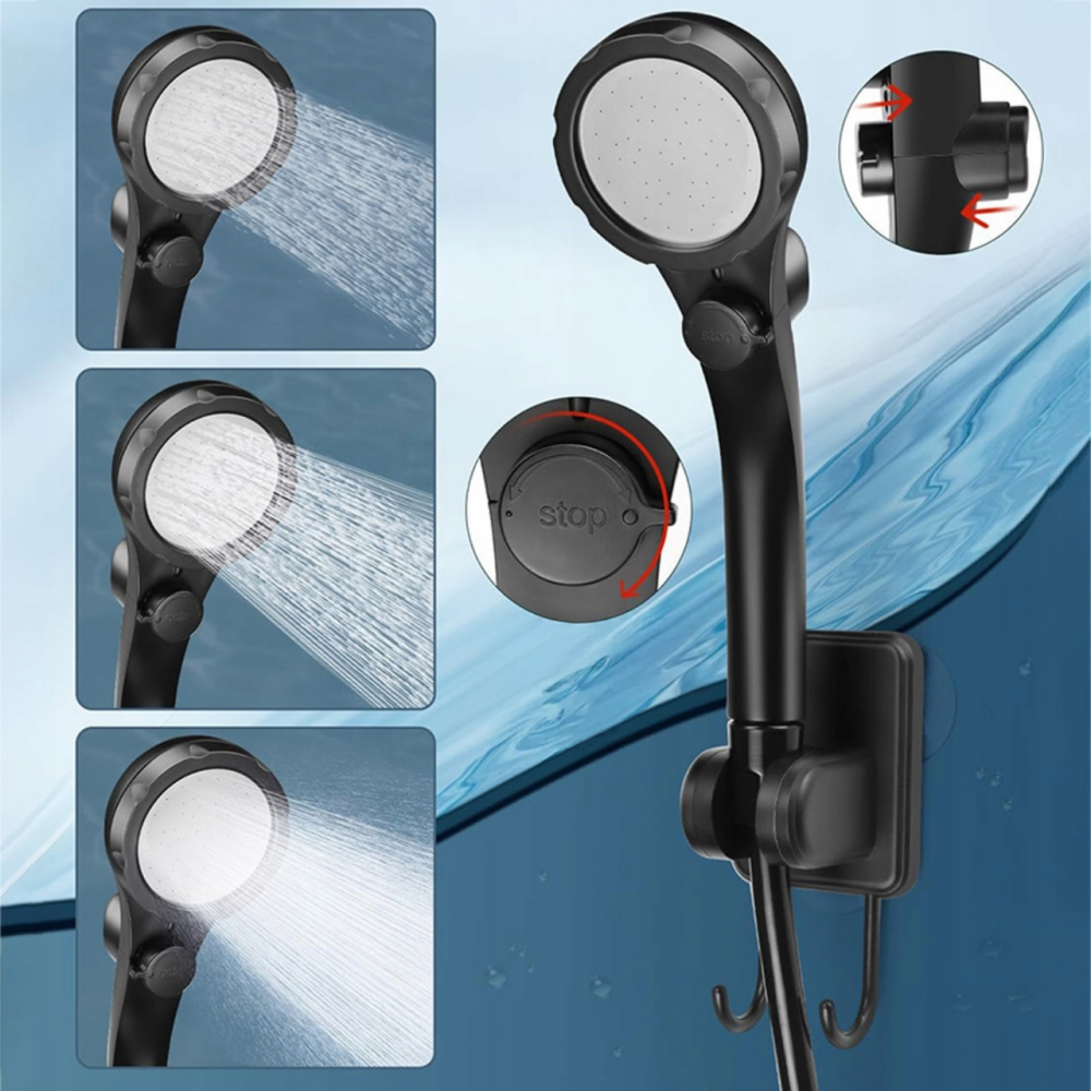 Портативний туристичний душ 2-в-1 з наметом: акумуляторний кемпінговий душ, мобільний, для походів, кемпінгу та автотуризму, зелен Кам'янець-Подільський - фото 10