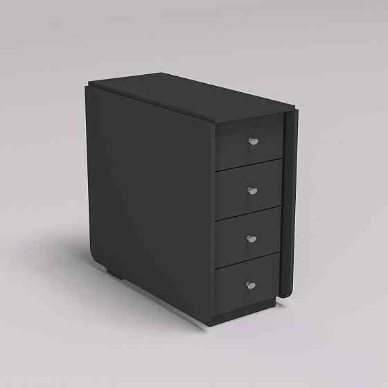 Стол-тумба №5 Комби, Антрацит, 380х800х750 Львов