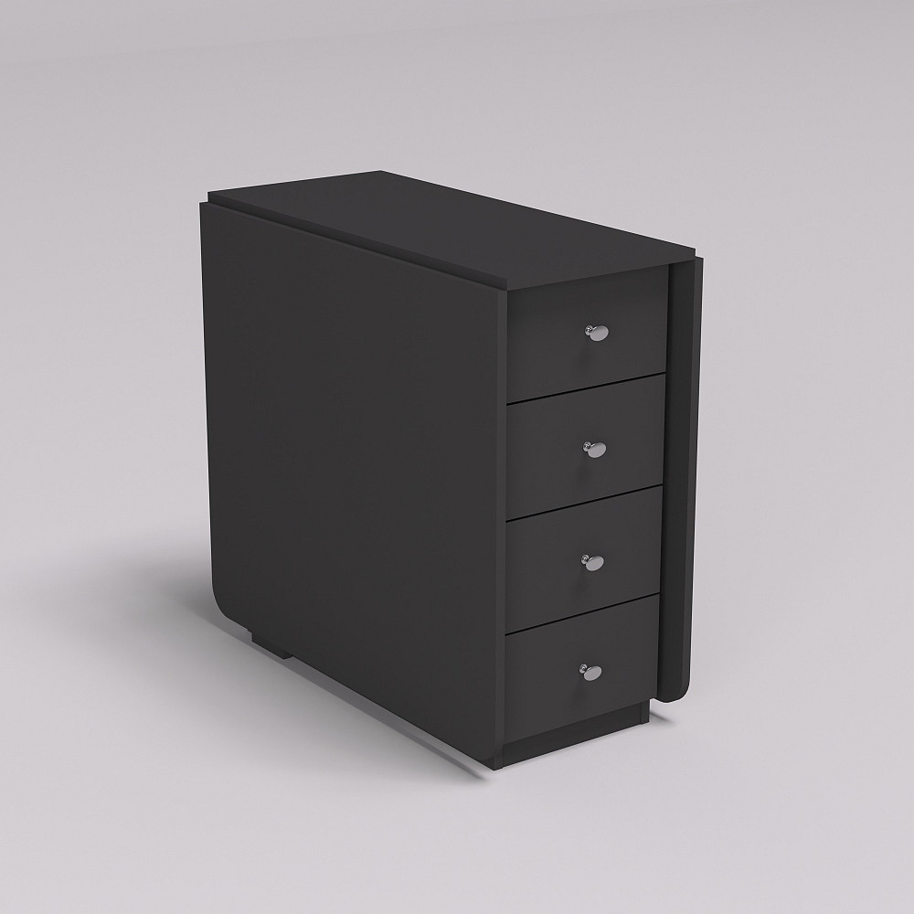 Стіл-тумба №5 Комбі, Антрацит, 380х800х750 Львів - фото 2