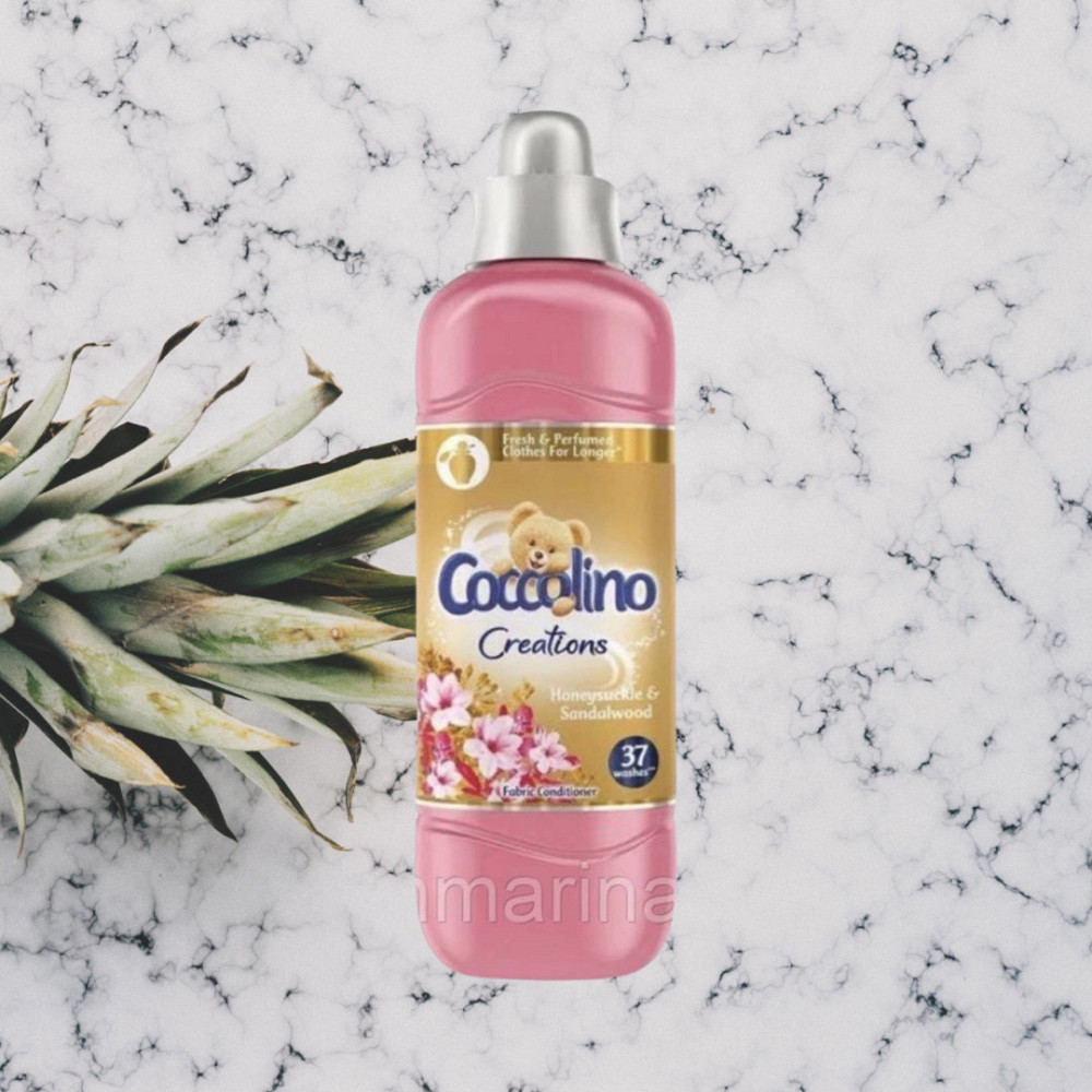 Кондиционер для белья Coccolino Жимолость и Сандаловое дерево 925 мл Виноградов - изображение 2