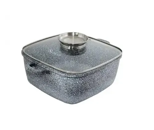 Казан жаровня с крышкой UNIQUE UN-5207 Коломия