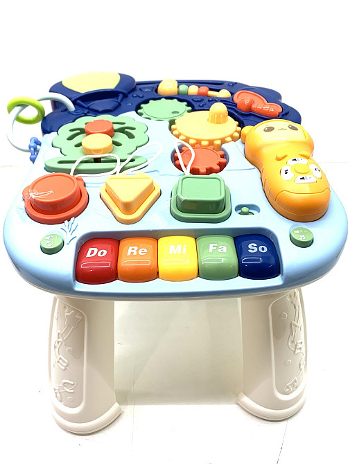 Ходунки каталка Limo Toy 2 в 1 Веселий бізіборд ігровий столик Вид 3 (M 5473 AB) Чернігів - фото 8