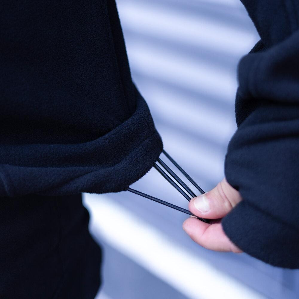 Чоловіча толстовка флісова на блискавці Pobedov Explorer синя Київ - фото 2