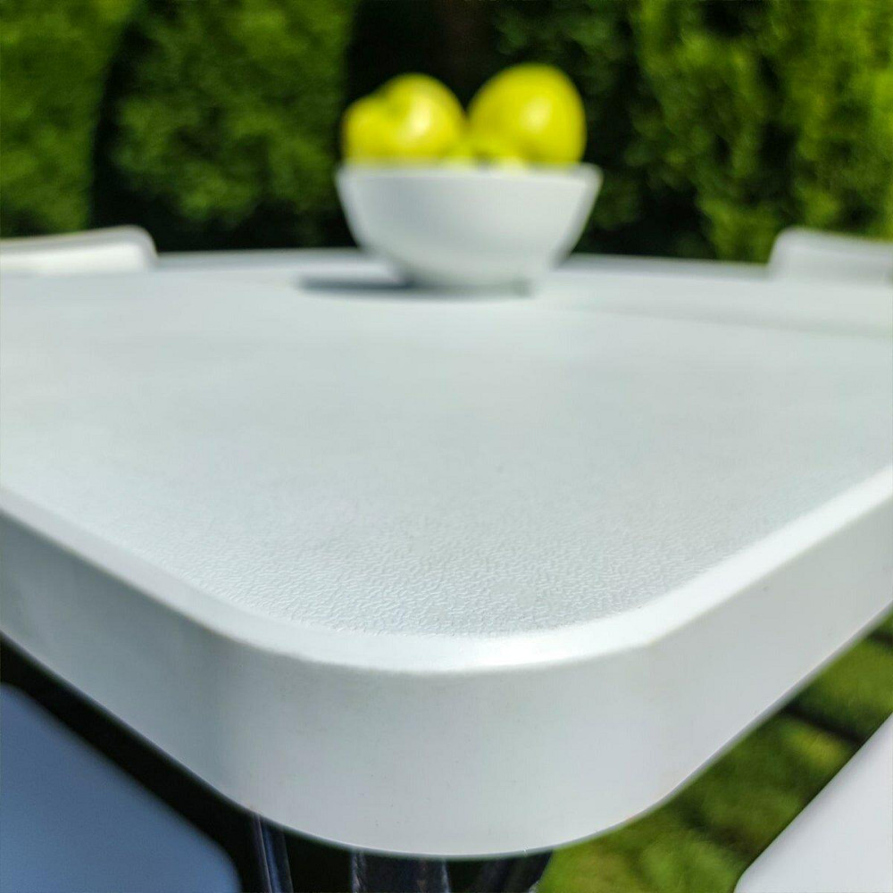 Набір мебелів складний (Стіл і 4 стільця), Білий (з сумкою) SW-00001540 Київ - фото 3