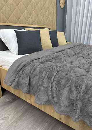 Плед-покривало Ромб 200х230 см (+-5см) Сірий (87-259) Київ