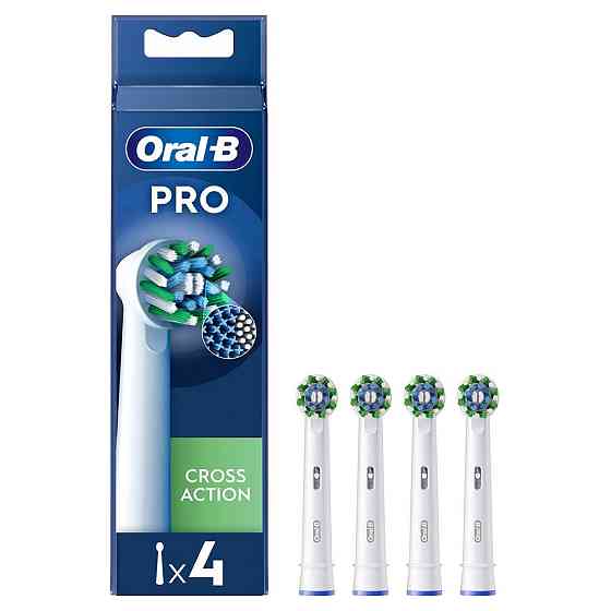 Насадка для зубної електрощітки Braun Oral-B Pro Cross Action EB50RX (4 шт.) ( 29341 ) Харків