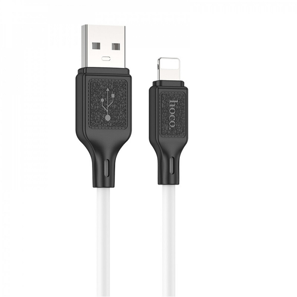 Кабель HOCO X90 Cool silicone charging data cable for iP White Киев - изображение 1