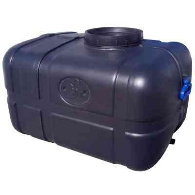 Ємність для води Пласт Бак квадратна не харчова 130 л прямокутна чорна видувна (5705) Вінниця