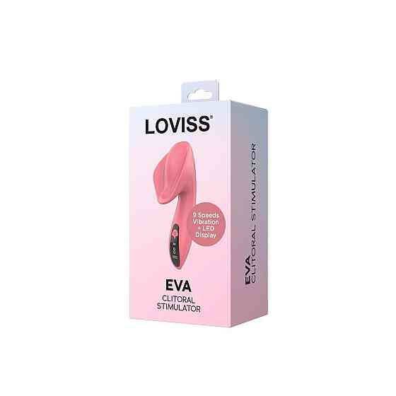 Вібратор для клітора та вульви Loviss Eva Clitoral Stimulator, 9 режимів Sex Aura Київ