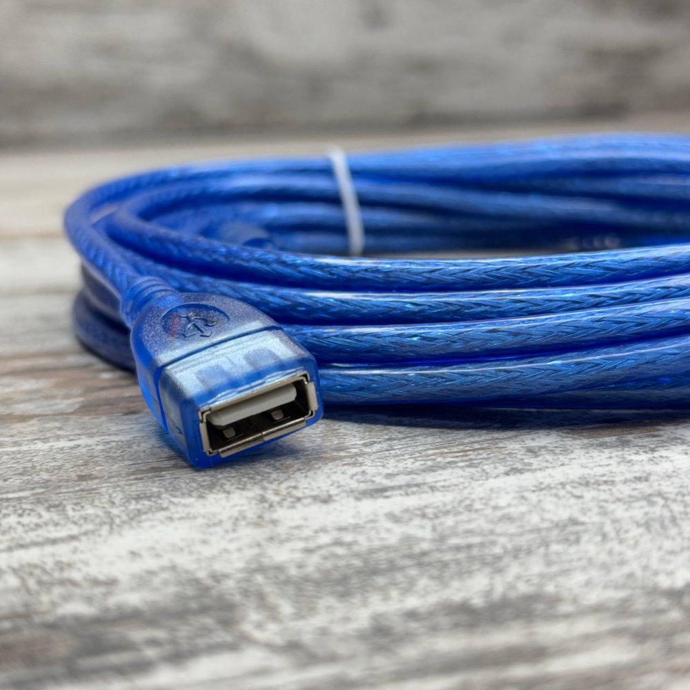 USB 2.0 удлинитель кабель AM-AF, 5 м, удлинительный провод для ПК, ноутбука, периферии Киев - изображение 4