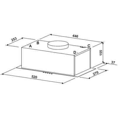 Витяжка кухонна Jantar BILT 650 LED 52 WH Вінниця