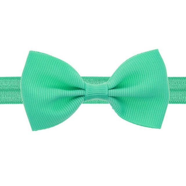 Повязка для новорожденной девочки ментоловый цвет Киев - изображение 1