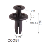 Закрутка кріплення Clipss 11012 — Honda, Toyota, Nissan | 01553-01203, 90683-SA5-003, 90467-06153, 90409-06319 Ковель - фото 2