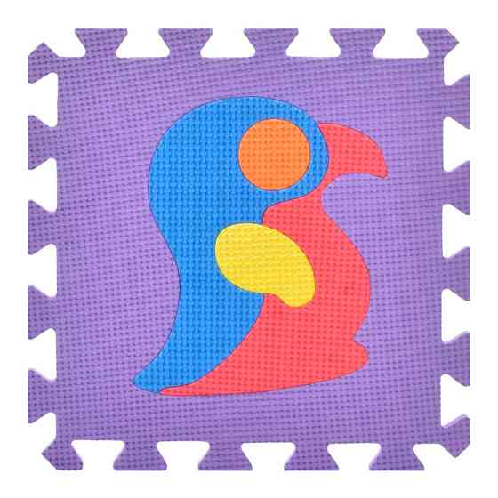 Дитячий килимок Мозаїка "Тварини" M 0376-1, 10 деталей, EVA, 30х30 см Вінниця