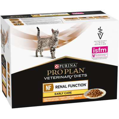 Вологий корм для кішок Purina Pro Plan Veterinary Diets NF Renal Function Early Care З куркою 10 x 85 г (7613287873934) Вінниця - фото 10