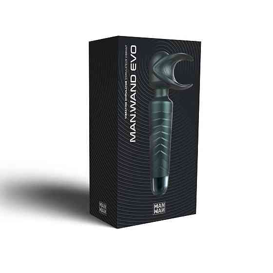 Мастурбатор-вібромасажер Manwan MAN.WAND EVO Pine Grey, чудово для пар, вібромінет Sex Aura Київ