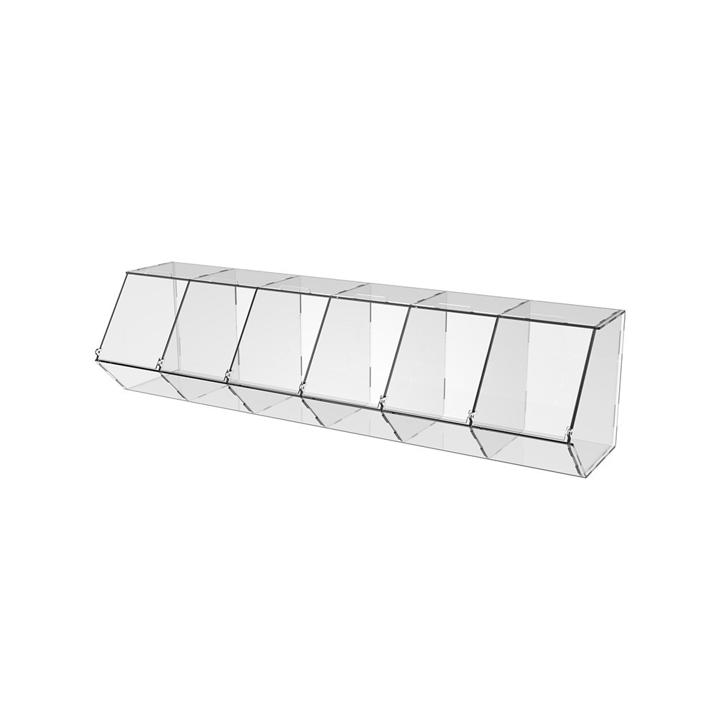 Диспенсер EKOSTAR 150х150х600мм для мармеладів, снеків, горіхів 6 комірок Київ - фото 5