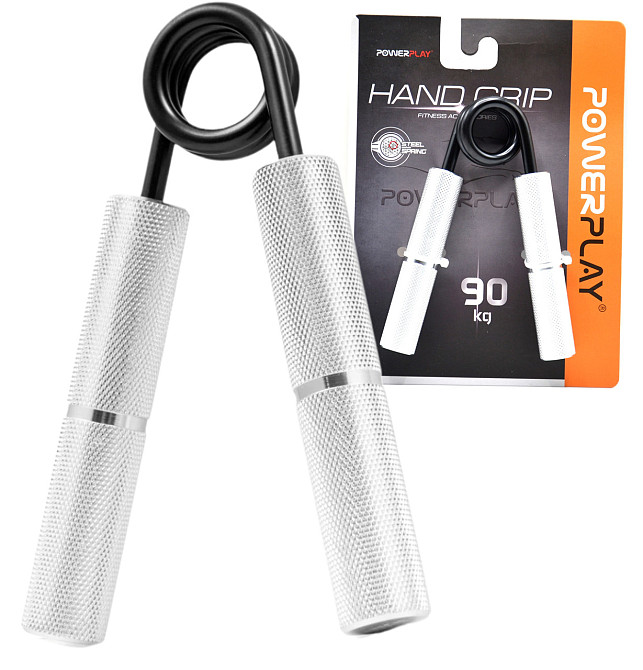 Еспандер-ножиці алюмінієвий PowerPlay 4322 (90 кг) PRO+  Срібний Кам'янське - фото 5