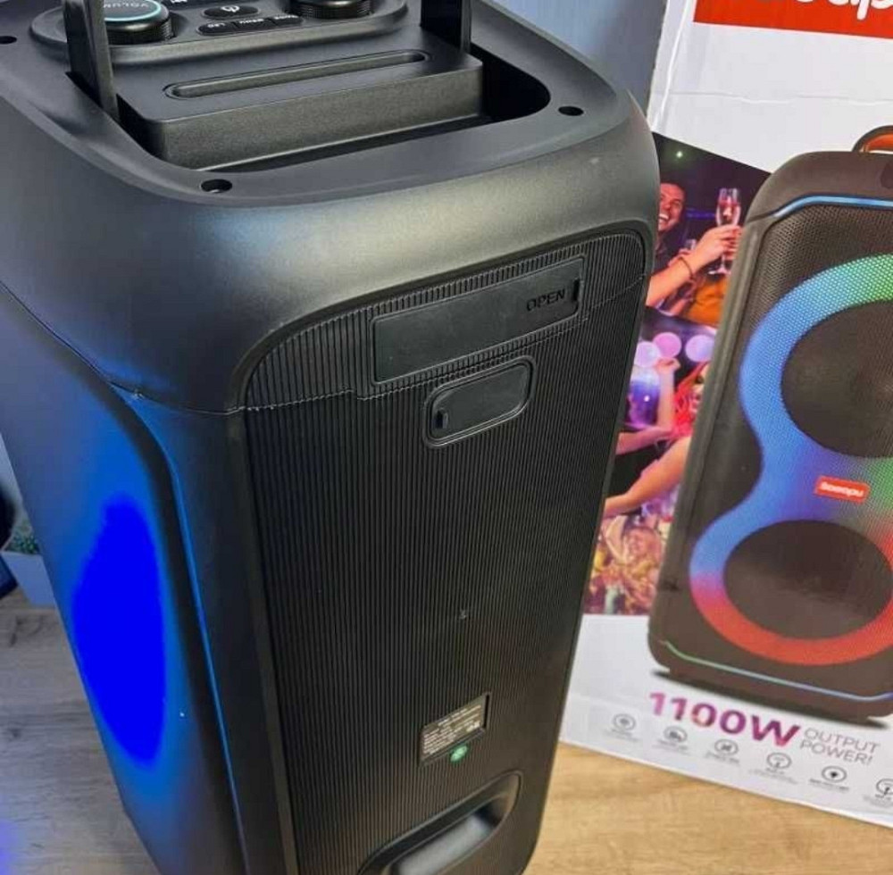 Портативная bluetooth колонка 240w party speaker в стиле jbl partybox rgb подсветка Харьков - изображение 2