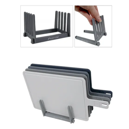 Набір дошок кухонних 37*23*0,6см (4 дошки + підставка) KAMILLE Житомир - фото 5