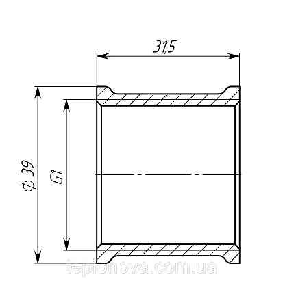 Муфта 1| ВВ латунна LM551S OPTIMUM Чернівці