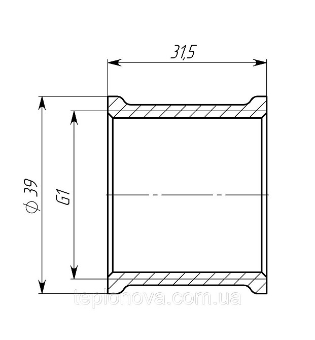 Муфта 1| ВВ латунна LM551S OPTIMUM Чернівці - фото 3