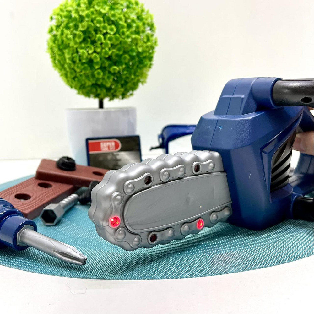 Набір інструментів електропилка та 18 предметів Синій Вид 3 (6801-2-3) Чернігів - фото 4