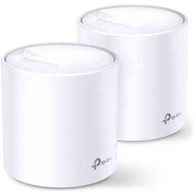 Точка доступу Wi-Fi TP-Link DECO X60 2PK AX3000 1xGE LAN 1xGE WAN MU-MIMO OFDMA MESH (DECO-X60-2-PACK) Вінниця