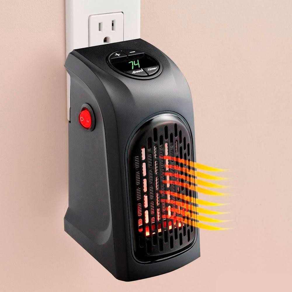 Портативный обогреватель 400Вт HANDY HEATER, с таймером / Комнатный тепловентилятор с дисплеем от сети Киев - изображение 6
