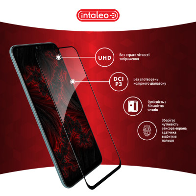 Стекло защитное Intaleo Full Glue Samsung M34 5G Black (1283126575761) Винница - изображение 4