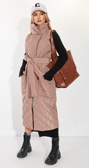 Стильна стьобана жилетка (42) Київ - фото 10